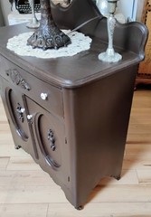 Old Antique Cabinet- Doors, Shelf, Drawer – Very Nice