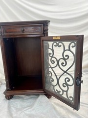 Howard Miller Bar and Spirits Cabinet Storage Barcelona Style Locking Door Key