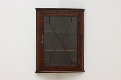 Georgian Antique 1820s Pine Kitchen or Bath Corner Cabinet #56410