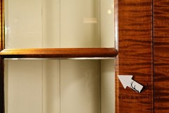 Louis Irion Tiger Maple Corner Cabinet*