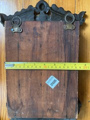 Antique Renaissance Style Wall Safe Bronze Wall Mount Cabinet Lock Box Lions