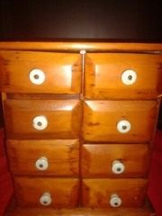 Mid To Late 19th Century Miniature Cabinet