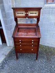 VICTORIAN OAK DENTAL/MEDICAL CABINET