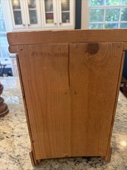 VTG Pine Wood Tabletop Apothecary Cabinet Or Doll Chest Of Drawers Cottagecore