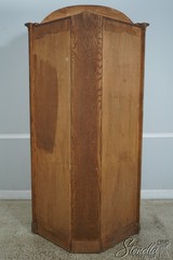 62196: DON ROUSSEAU Attributed Country French Walnut Corner Cabinet