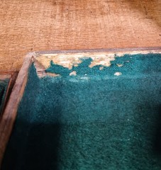 Vintage Collectors Cabinet Table Top Drawers Engineer Watchmaker Tool Chest