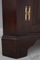 66203: HENKEL HARRIS Virginia Galleries Mahogany Corner Cabinet