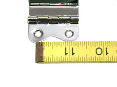 Antique Hoosier Cabinet Hinge For Upper Door Nickel Plated Pair