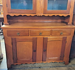 CHESTNUT COUNTRY VICTORIAN DUTCH CUPBOARD