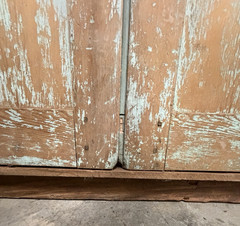 Antique Primitive Corner Cupboard Original Paint 48″ x 64.5″ Found in Atlanta