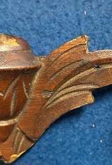 Antique Lot of 4 Wood Apothecary Cabinet Handles Drawer Pulls