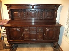 antique french oak  cabinet (good for restorant, bar, home)