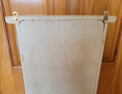 Ole Plantation Handpainted Cabinet Jean Oates Vtg Cupboard Farmhouse Country