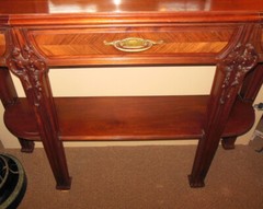 RARE MAJORELLE French CONSOLE Art Nouveau Hall Cabinet Mirror LA VIGNE Chateau