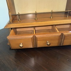 Brandt Chapel Wood Cherry Counter Standing Capinet/ Spice Rack/ 26 X16 X 8