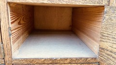 Rare Antique Oak Post Office 33 Door File Cabinet Apothecary Card Catalog Sorter
