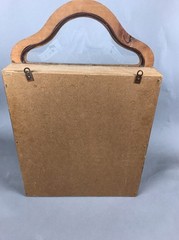 Music Gramophone record player wood hanging wall curio box