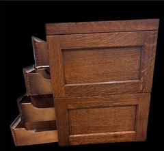 oak card catalogue 8 Draws Chest of Library Apothecary Antique gyuh