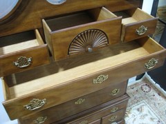 Vintage Hickory Furniture “Masterpieces Collection” Mahogany Highboy Queen Anne