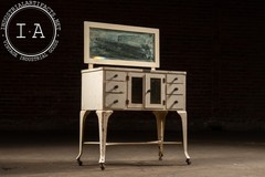 Early 20th Century Medical Sideboard Cabinet with Mirror