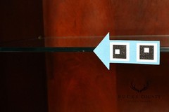 Museum Collection Mahogany Arch Top China Display Cabinet