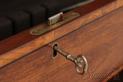 L72275: HENKEL HARRIS Model 2365 Cherry 2 Piece Breakfront
