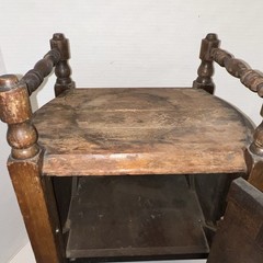 Antique Smoker Cabinet 1 Door Wooden Smoking Stand Pipe