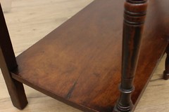 Art Nouveau Antique Carved Mahogany Etagere Display or Bar #51867