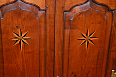 Large (100cm) Antique 19th Century Sheraton Style Hanging Cupboard,c1870