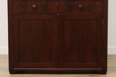 Empire Antique 1840s Mahogany China Display or Bookcase #56281