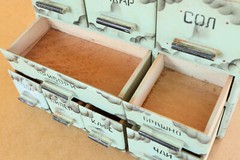 Vintage Furniture Cupboard Kitchen Cabinet Wall Storage Box Drawer 1960s.