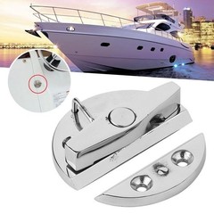 Turn Button Catch Rotate Latch Lock for Boat Door Cabinet Hatchway Marine