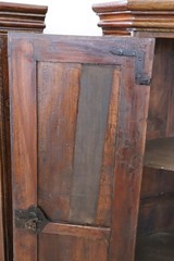 17th Century Italian Louis XIV Pair of Antique Corner Cupboards RESTORED