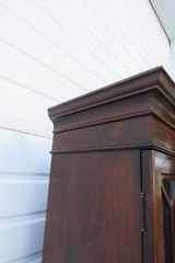 Maddox Mahogany Breakfront China Display Cabinet Cupboard 3595