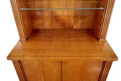 PAIR OF MID CENTURY SCANDINAVIAN ELM CABINETS
