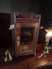 antique oak smoker cabinet Circa 1895 Rare