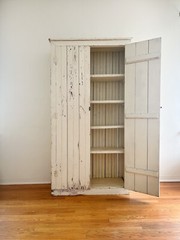 Primitive Antique Early American Kitchen Cabinet