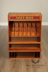 Page’s Seeds Country Store Display Cabinet