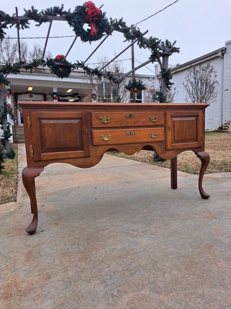 Grand American Walnut Huntboard by Caro Craft 20thc