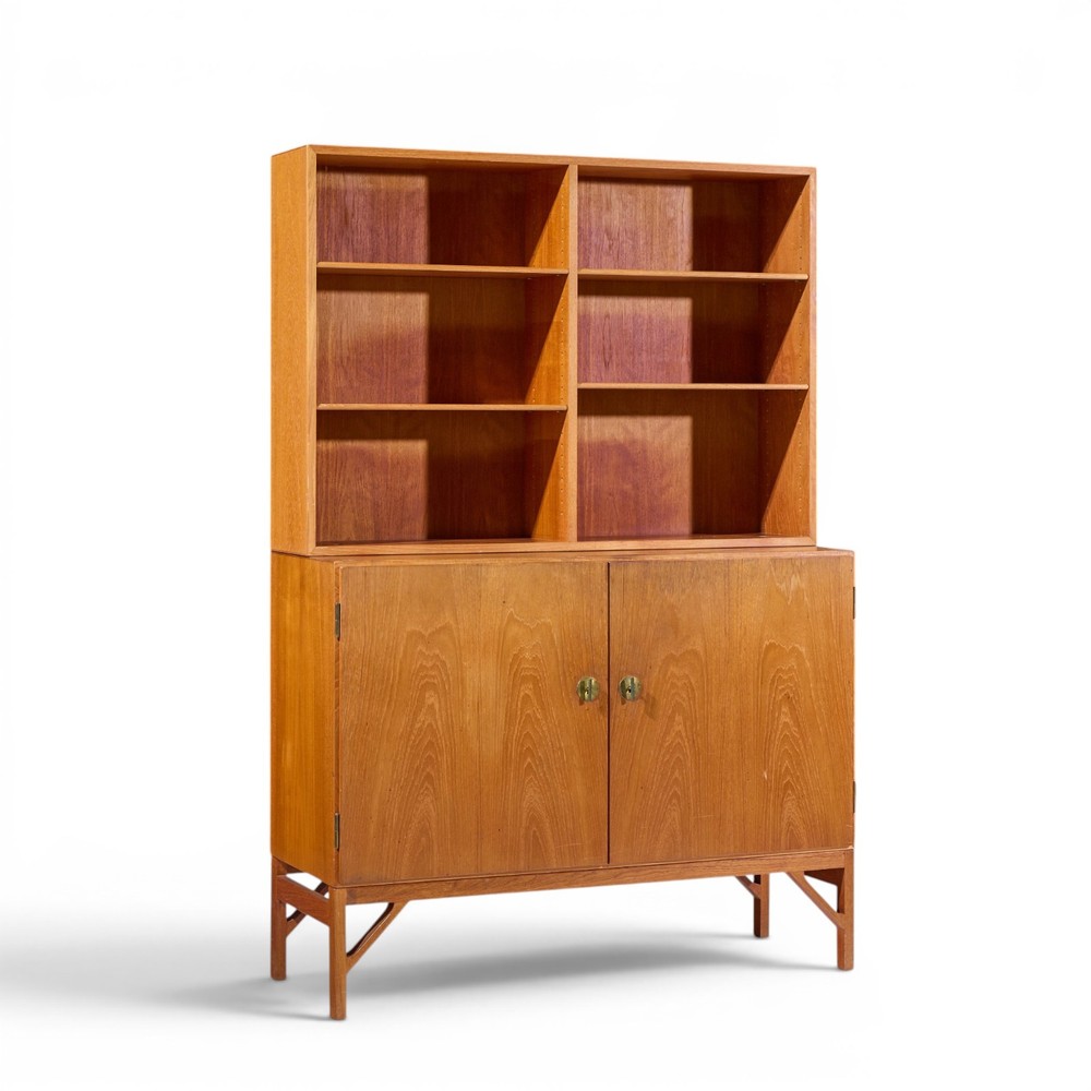 Børge Mogensen Model A 232 Mid Century Danish Oak China Cabinet Credenza Hutch
