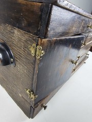 Antique Early Primitive Apothecary Cabinet Multi Drawer Merchant Storage Chest