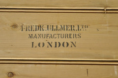 Fred K. Ullmer London Double 32 Drawer Map Makers Flat File Printers Cabinet