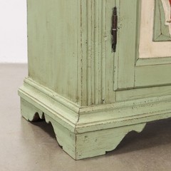 Ancien Double Top Cupboard Baroque Fir Italy XX Century