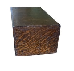 Antique Globe Wernicke Oak Library Card Catalog Drawer FileCabinet Index Box