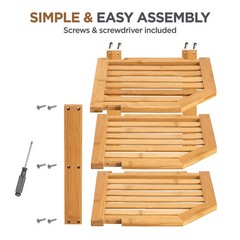 2-Pack Plate 10 inches (L) x 10 (W) x 9.5 (H), Bamboo 2-pack