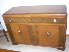 Kroehler, Serving/Dining Room Hutch, Mid-Century, Walnut & Rosewood