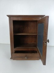 Antique Medicine Apothecary Shaving Cabinet Bathroom Wall hanging Wood