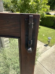 Antique wooden wine cabinet