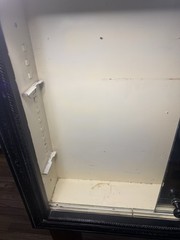Original mirrored wall cabinet removed from a 1920s home.