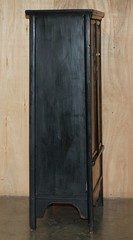 CHINESE EXPORT CHINOISERIE CIRCA 1920 PAINTED LACQUERED WEDDING CABINET WARDROBE